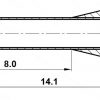 KABEĻU UZGALIS TUL-1.5/8/DIN-B*P100